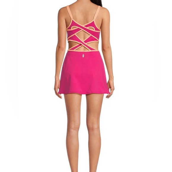 NWT Free People Movement One More Serve, sleeveless strappy back onesie - Picture 4 of 9